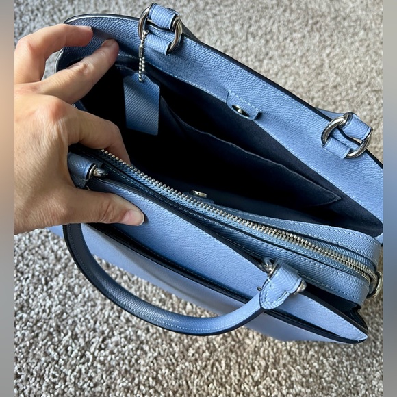 Coach Lillie Carryall Satchel Blue - Picture 6 of 6